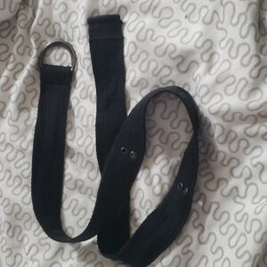 Cool Black Army Military Canvas Belt